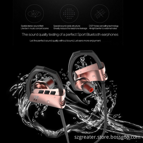 Headband Style wireless Bluetooth headphones ,Noise Cancelling Function bluetooth headset for sport